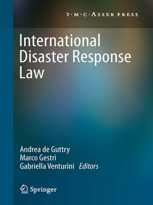 cover image of International Disaster Response Law